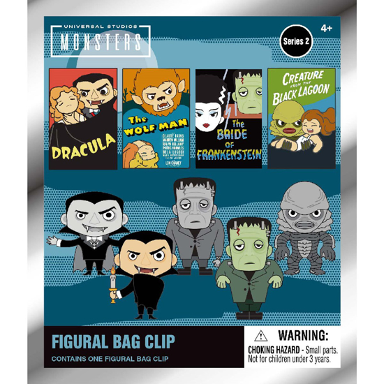 Picture of Universal Studios Monsters Series 2 Figural Bag Clip in Blind Bag