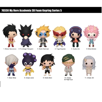 Picture of My Hero Academia Series 5 Figural Keyring Bag Clip In Blind Pack