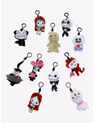 Picture of The Nightmare Before Christmas Plush Bag Clip In Blind Bag