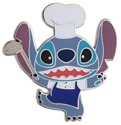 Picture of Disney Stitch As Chef Enamel Lapel Pin