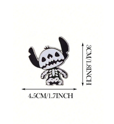 Picture of Disney Stitch Skellington Enamel Lapel Pin