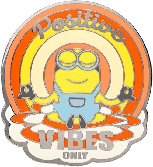 Picture of Minions The Rise of Gru Positive Bob Vibes Only Enamel Lapel Pin