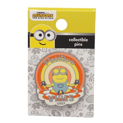 Picture of Minions The Rise of Gru Positive Bob Vibes Only Enamel Lapel Pin