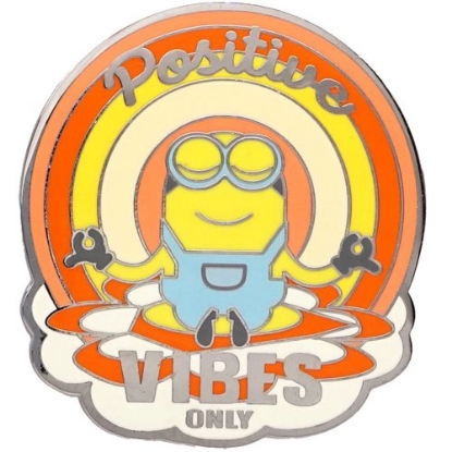 Picture of Minions The Rise of Gru Positive Bob Vibes Only Enamel Lapel Pin