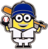 Picture of Universal Minions Dave Playing Baseball Enamel PIN