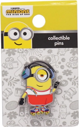 Picture of Minions Stuart On Roller Skates Enamel Pin