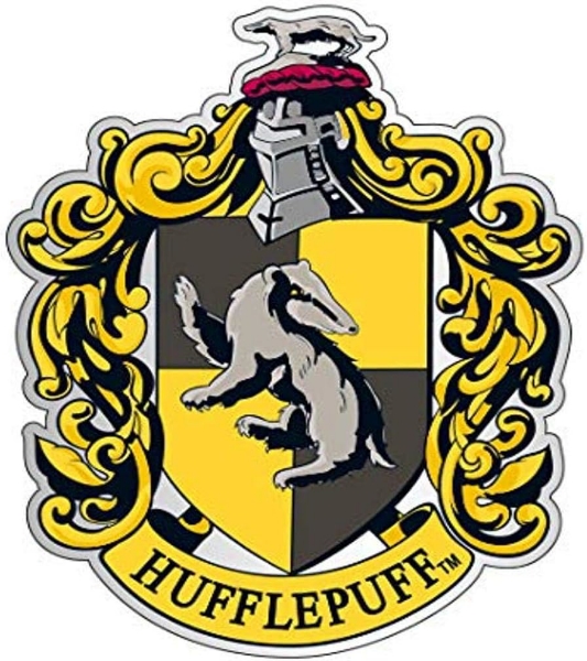 Picture of Harry Potter Hufflepuff Crest Deluxe Pewter Metal Enamel Lapel Pin