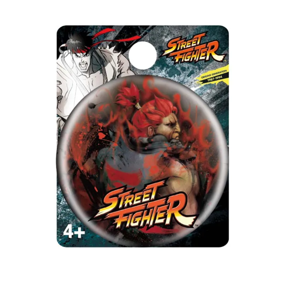 Picture of Street Fighter Akuma Single Button Pin
