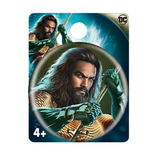Picture of DC Aquaman Movie Aquaman 1.25 Inch Single Button Pin