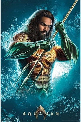 Picture of DC Aquaman Movie Aquaman 1.25 Inch Single Button Pin