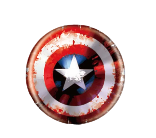 Picture of Marvel Captain America Logo Single Button Pin