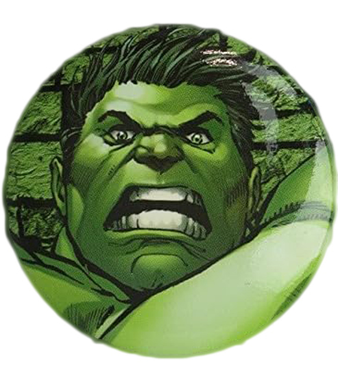 Picture of Marvel The Incredible Hulk Single Button Badge Pin