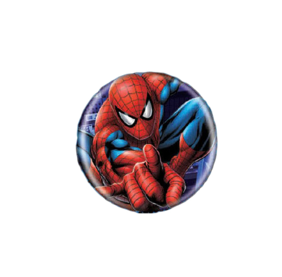 Picture of Marvel Spider-Man Web Slinging Action Single Button Badge Pin