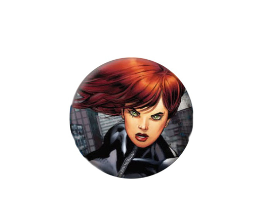 Picture of Marvel Black Widow Single Button Badge Pin