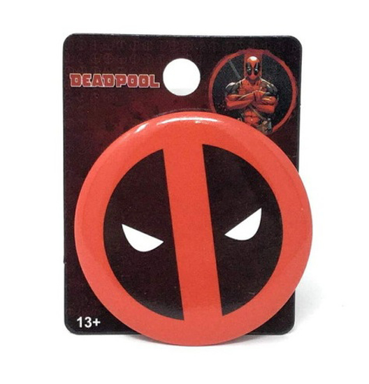 Picture of Marvel Deadpool 1.5 Inch Logo Single Button Pin