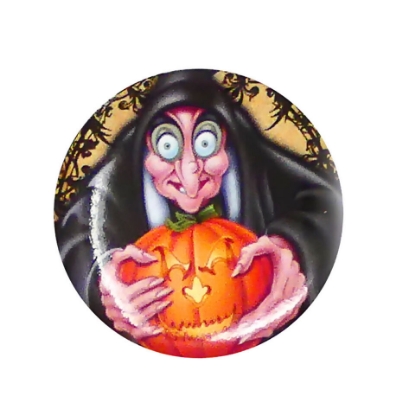 Picture of Disney Villains Wicked Witch Single Button Pin