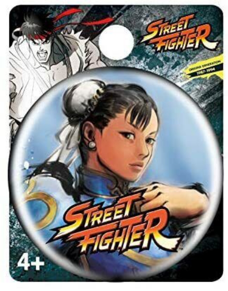 Picture of Street Fighter Chun Li Single Button Pin Badge