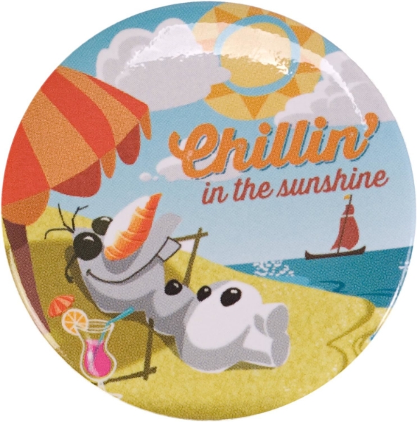 Picture of Disney Frozen Olaf Chillin In The Sunshine 1.25 Inch Button Pin