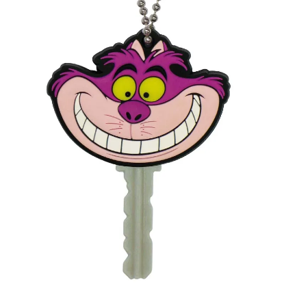 Picture of Disney Cheshire Cat Soft Touch Key Holder PVC Key Cap