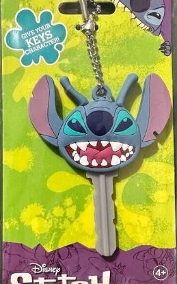 Picture of Disney Sticth Soft Touch PVC Key Holder Key Cap