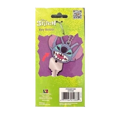 Picture of Disney Sticth Soft Touch PVC Key Holder Key Cap