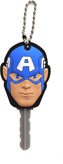 Picture of Marvel Captain America Face Soft Touch PVC Key Holder Key Accessory