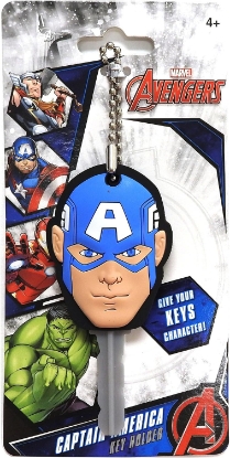 Picture of Marvel Captain America Face Soft Touch PVC Key Holder Key Accessory