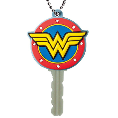 Picture of Dc Comics Wonder Woman Logo Soft Touch PVC Key Holder Key Cap