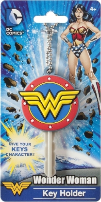 Picture of Dc Comics Wonder Woman Logo Soft Touch PVC Key Holder Key Cap
