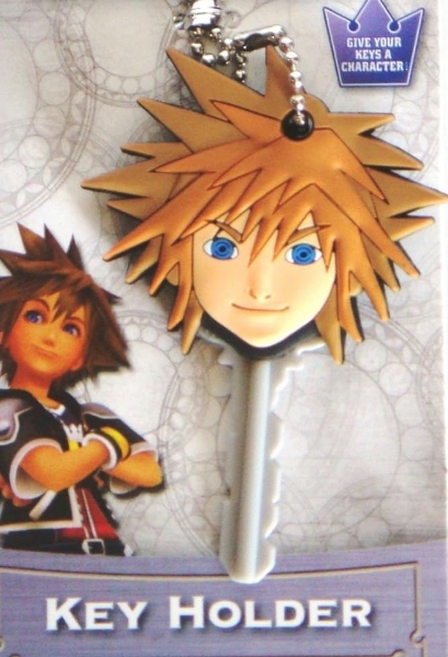 Picture of Disney Kingdom Hearts Sora Soft Touch PVC Key Holder Key Cap