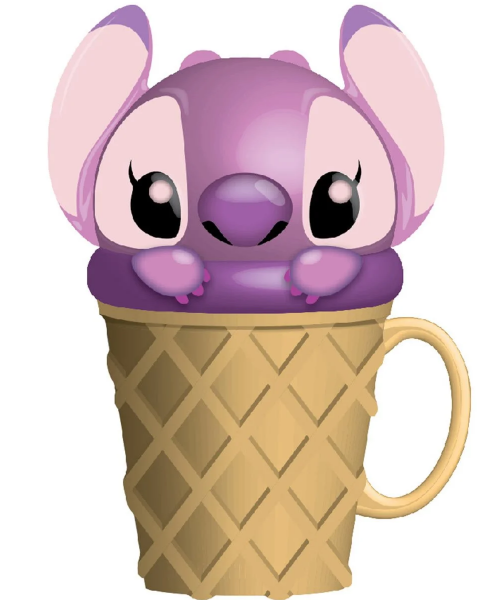 Picture of Disney Lilo & Stitch Angel Ice Cream Ceramic 11 Oz Mug