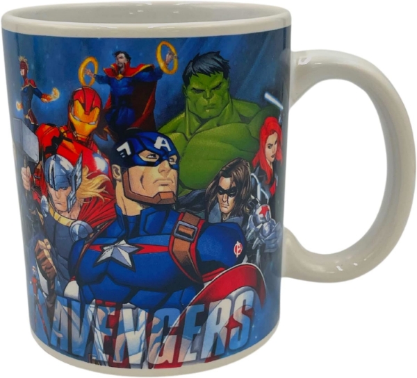 Picture of Marvel Avengers Characters and Symbol 11 Oz Ceramic Mug