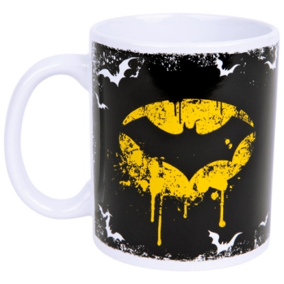 Picture of DC Comics Batman Dripping Symbol 11 Oz Ceramic Mug
