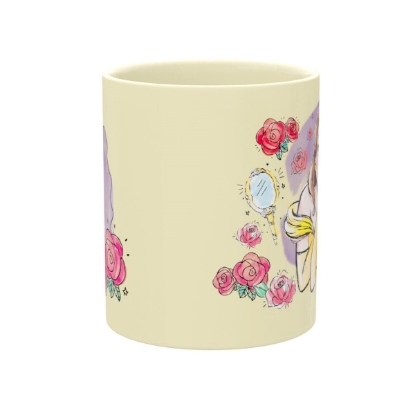 Picture of Disney Princess Belle Beauty And The Beast Pearlized 11 Oz Ceramic Mug