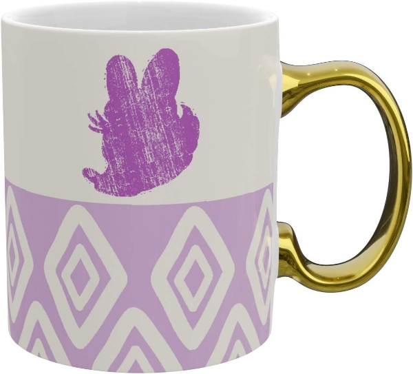 Picture of Disney Daisy Duck With Gold Color Handle 11 Oz Ceramic Mug