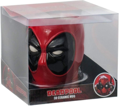 Picture of Marvel Deadpool Head Molded 3D Ceramic Mug 350mL Red