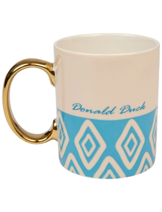 Picture of Disney Donald Duck With Gold Color Handle 11 Oz Ceramic Mug