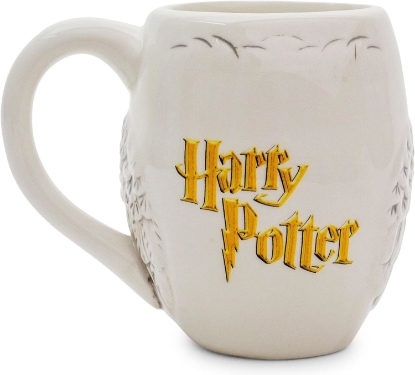 Picture of Harry Potter Hedwig 3D Sculpted Ceramic Mug 14 Oz  White