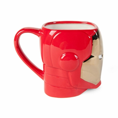 Picture of Marvel Avengers Iron Man Head 3D Sculptured 460 mL Ceramic Mug Red