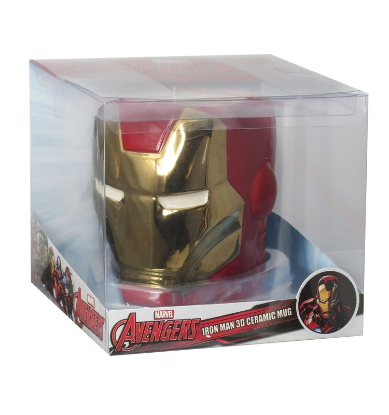 Picture of Marvel Avengers Iron Man Head 3D Sculptured 460 mL Ceramic Mug Red