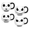Picture of Nightmare Before Christmas Jack Emoji Ceramic Mug Set of Four 4 Oz Each