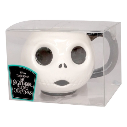 Picture of Nightmare Before Christmas Jack Emoji Ceramic Mug Set of Four 4 Oz Each