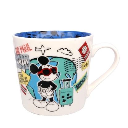 Picture of Disney Mickey  Inside Printing Traveling Mickey 15 Oz Ceramic Mug