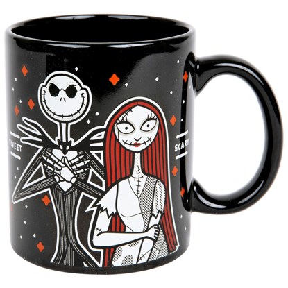 Picture of Nightmare Before Christmas Family 11 Oz Ceramic Mug Black