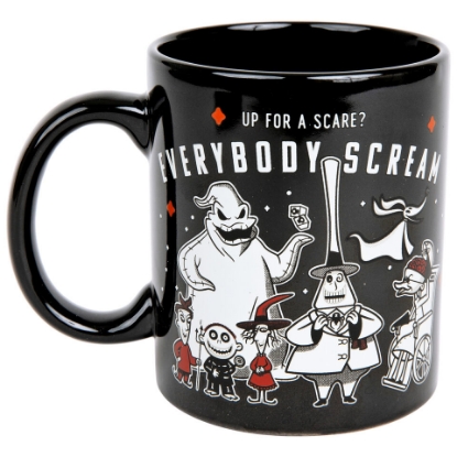 Picture of Nightmare Before Christmas Family 11 Oz Ceramic Mug Black