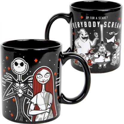 Picture of Nightmare Before Christmas Family 11 Oz Ceramic Mug Black