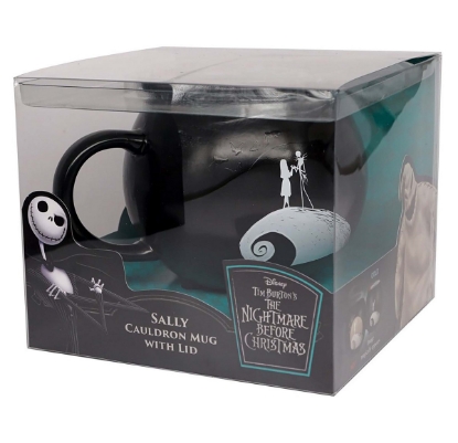 Picture of Nightmare Before Christmas Sally Cauldron Mug With Cover 14 Oz Black