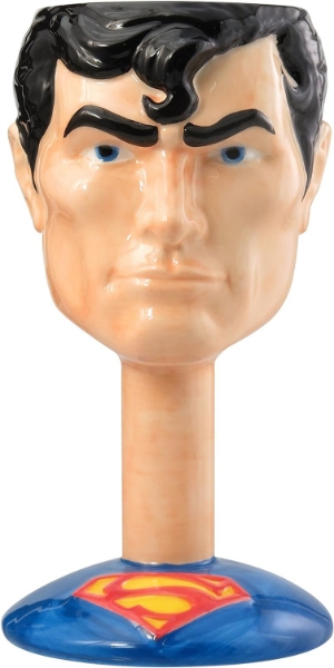 Picture of DC Comics Superman Molded Ceramic Boxed Goblet 12 Ounces