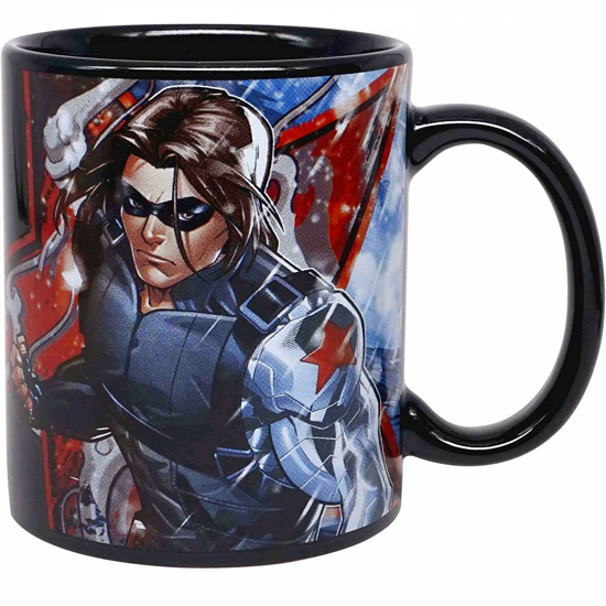 Picture of Marvel The Winter Soldier Character and Symbol 11 Oz Ceramic Mug Multi-Color