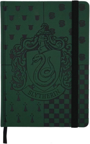 Picture of Harry Potter Slytherin Crest Bound Deluxe Journal Green